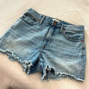Madewell curvy perfect denim shorts
